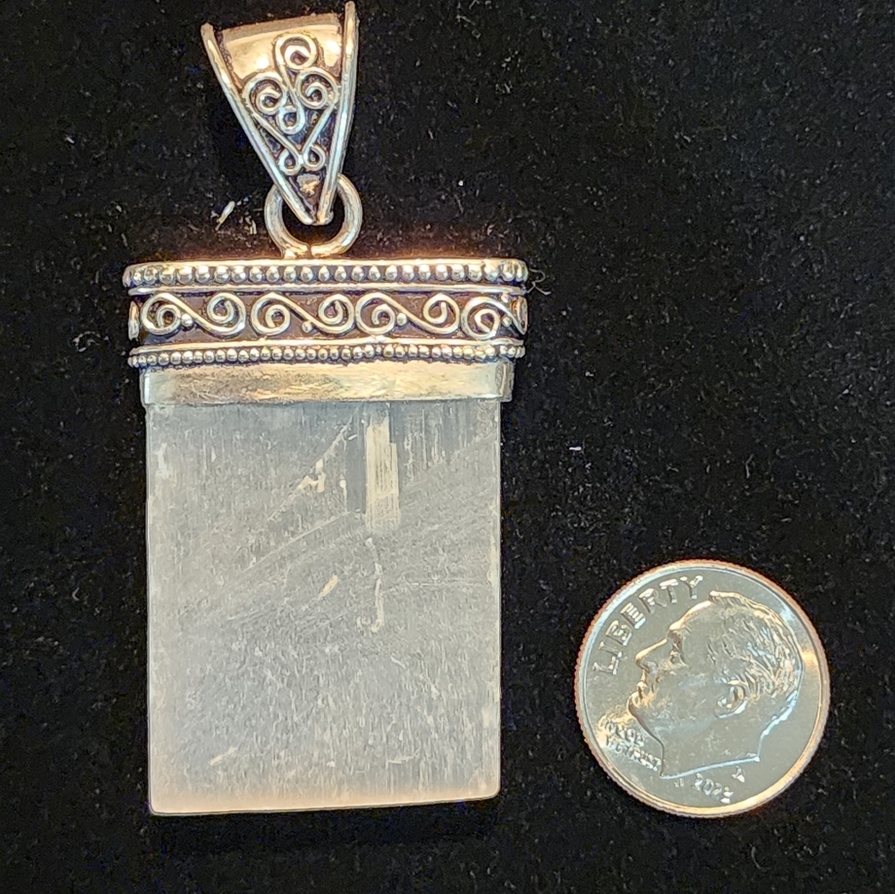 Selenite Pendant